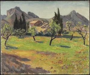 Mas de Berne nær St. Remy, Provence, 1927